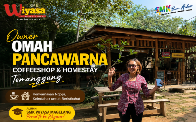 Alumni SMK Wiyasa Magelang Sukses Kembangkan Omah Pancawarna Coffeeshop & Homestay Temanggung