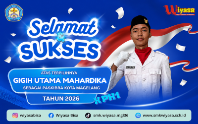 Selamat dan Sukses untuk Gigih Utama Mahardika, Terpilih Menjadi Paskibra Kota Magelang Tahun 2026
