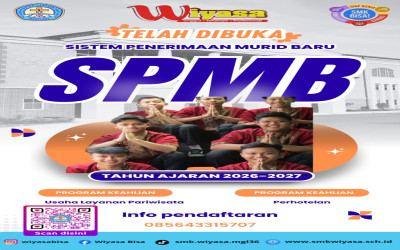 SPMB SMK Wiyasa Tahun Ajaran 2026–2027 Resmi Dibuka