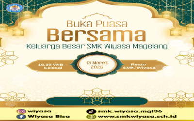 Buka Puasa Bersama Keluarga Besar SMK Wiyasa Magelang
